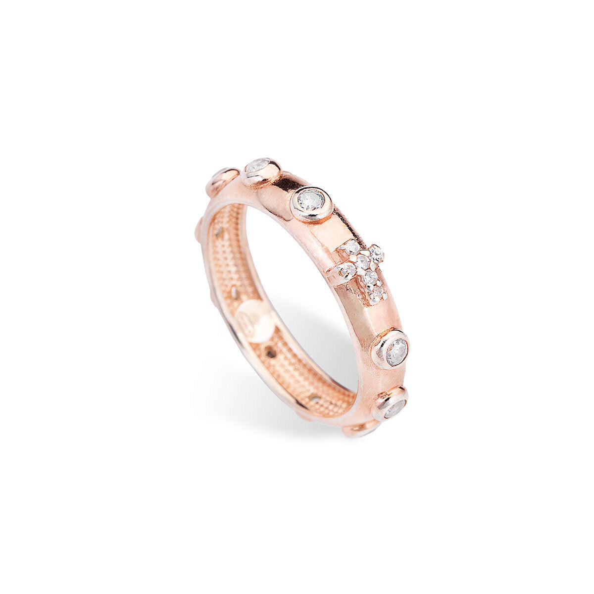 Anello rosario oro rosa 2025
