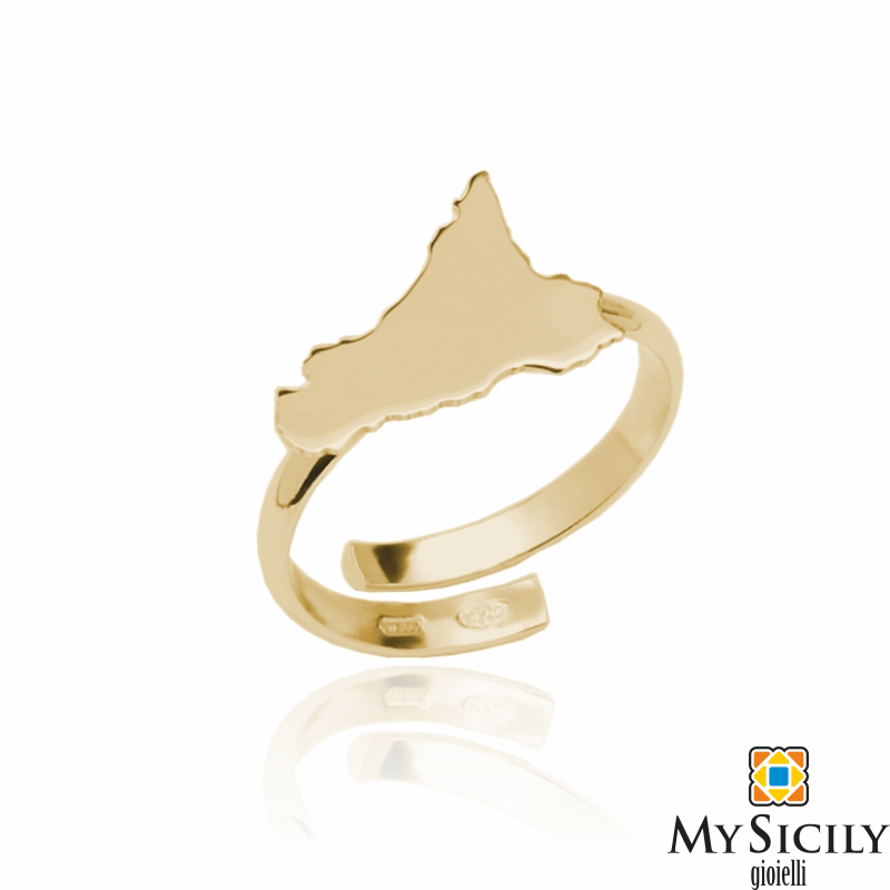 Anello sicilia Mysicily Cambria Gioielli