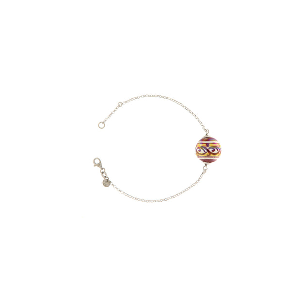 Orobarocco Bracciale Ornamenti Rossi