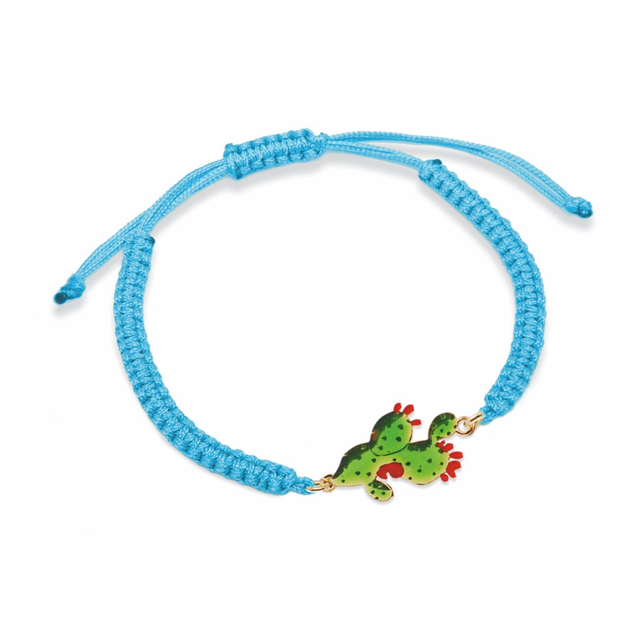 Bracciale cordino pala fico d'india mysicily