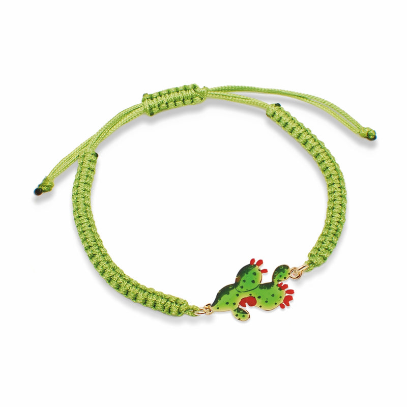 Bracciale cordino pala fico d'india mysicily