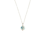 Orobarocco Collana Puntinata Azzurra