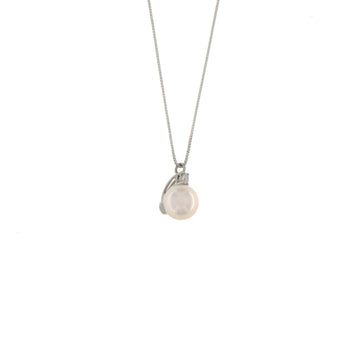Girocollo Cambria Perle Oro Bianco Diamanti Perla