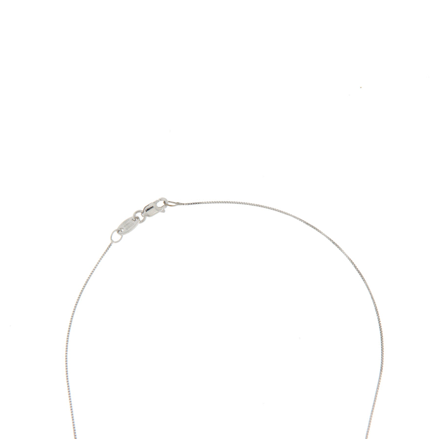 Girocollo Cambria Croci Oro Bianco Diamanti Ct 0,03
