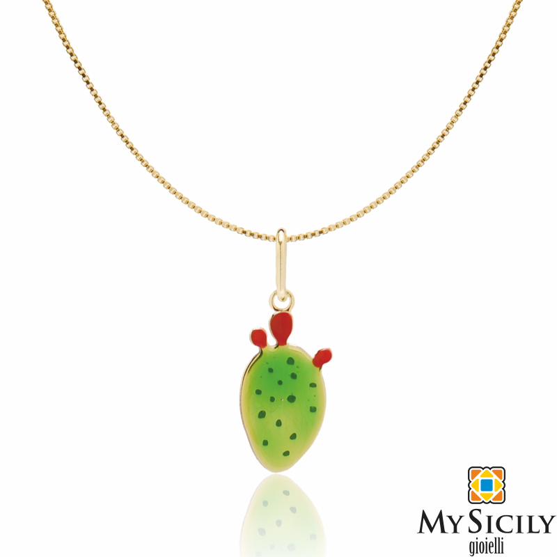 Collana pala fico d'india mysicily