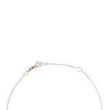 Girocollo Cambria Colore Oro Bianco Diamanti Ct 0,38 Smeraldo Ct 1,17