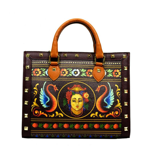 Ammia Small Shopping Bag Busy Rock Mora & Grifi