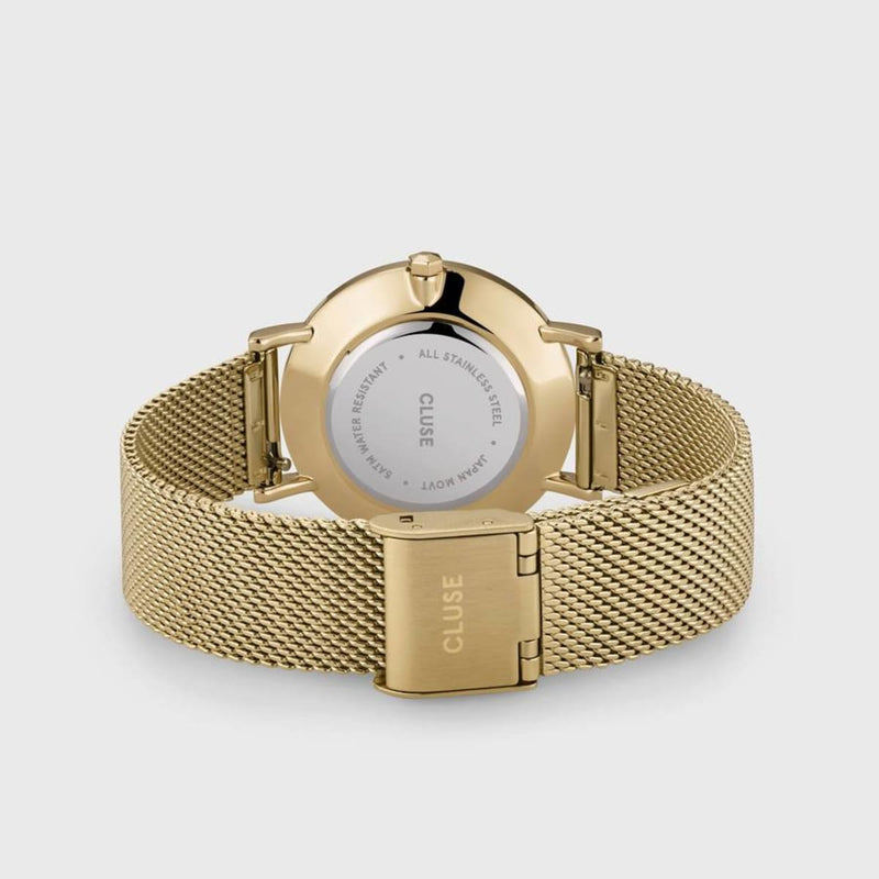 Cluse Orologio Minuit Mesh Gold Blue