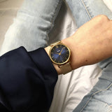 Cluse Orologio Minuit Mesh Gold Blue