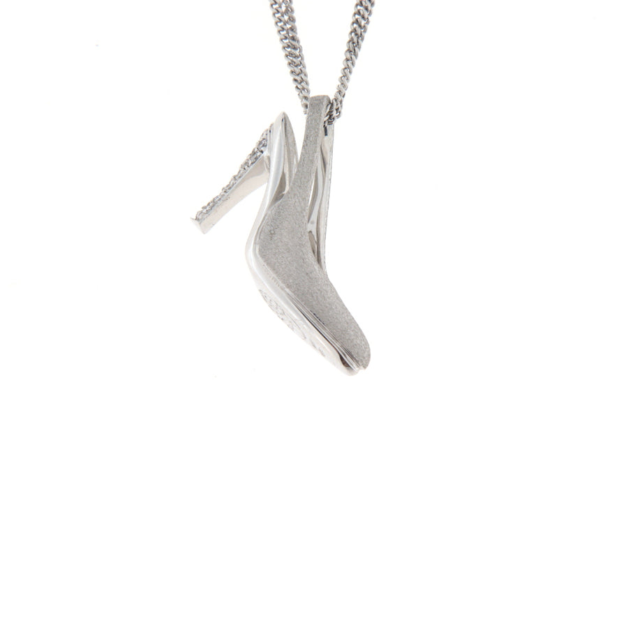 Alfieri & St. John Collana Oro Bianco Diamanti Ct. 0,17