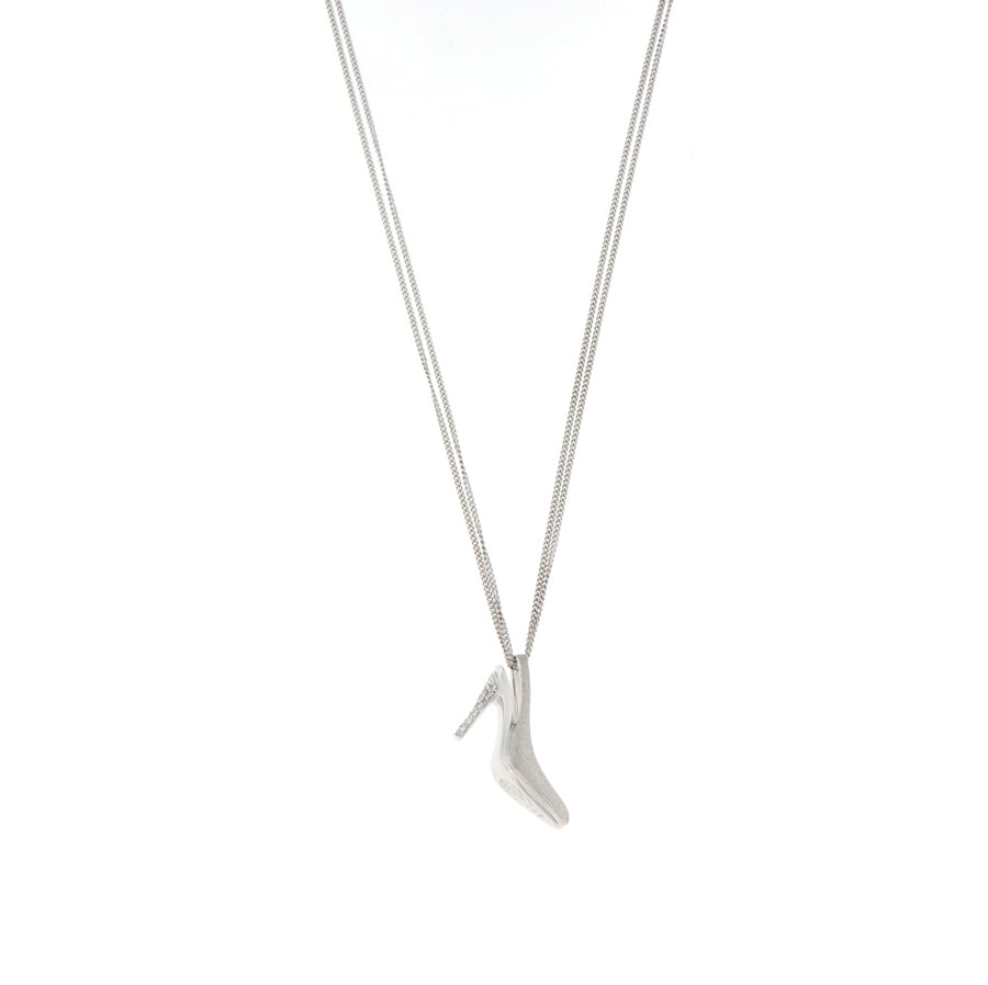 Alfieri & St. John Collana Oro Bianco Diamanti Ct. 0,17