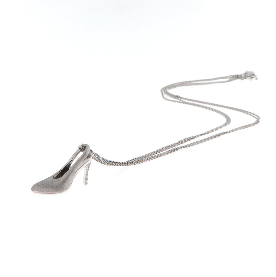 Alfieri & St. John Collana Oro Bianco Diamanti Ct. 0,17