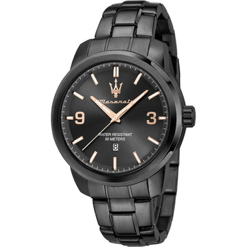Orologio Uomo Acciaio Nero Maserati