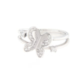 Davite & Delucchi Anello Oro Bianco Diamanti Ct 0,15