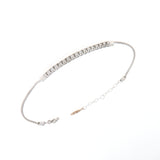Bracciale Cambria Tennis Oro Bianco Diamanti Ct 0,31