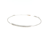 Bracciale Cambria Tennis Oro Bianco Diamanti Ct 0,31