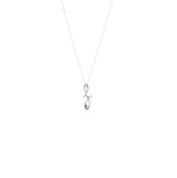 Yukiko Collana Oro Bianco Diamanti Ct 0,47