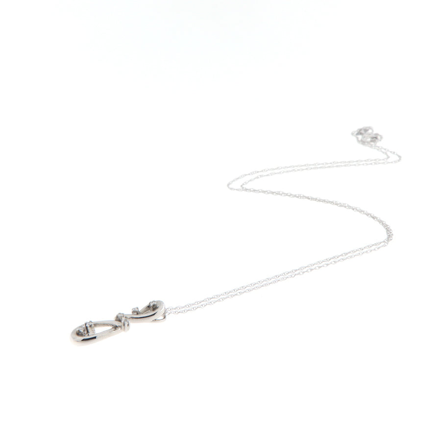 Yukiko Collana Oro Bianco Diamanti Ct 0,47