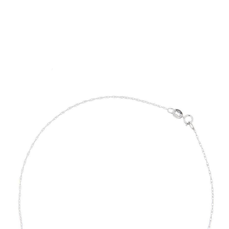 Yukiko Collana Oro Bianco Diamanti Ct 0,47