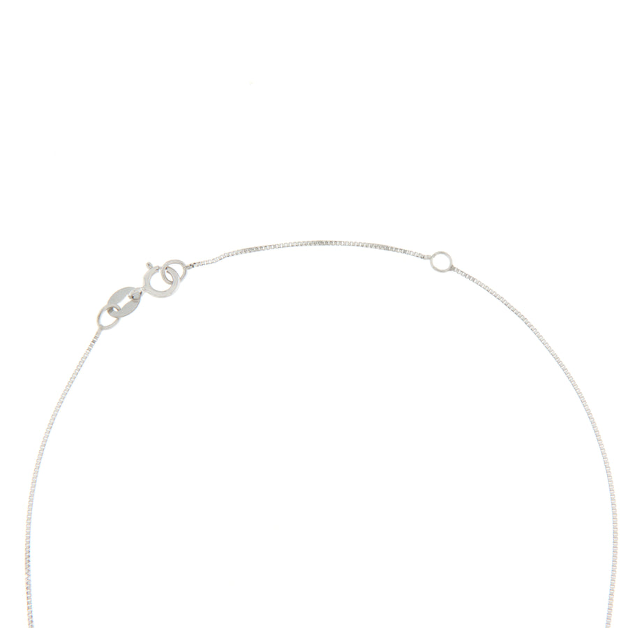 Girocollo Cambria Croci Oro Bianco Diamanti Ct 0,03