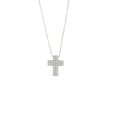 Girocollo Cambria Croci Oro Bianco Diamanti Ct 0,19