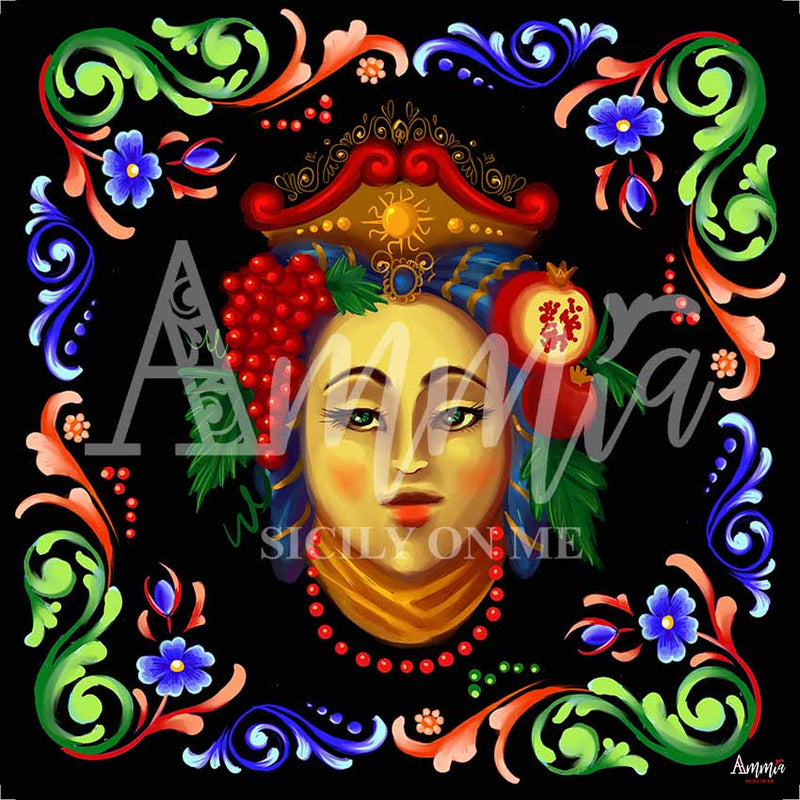 AmmIa Foulard Mora Nero