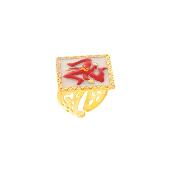 Caretta Caretta Anello Maiolica Trinacria