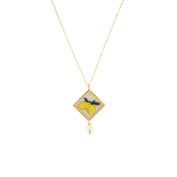 Caretta Caretta Collana Maiolica Limoni