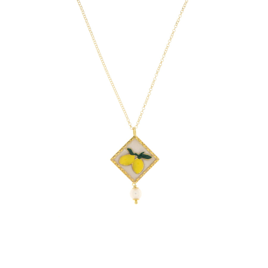 Caretta Caretta Collana Maiolica Limoni