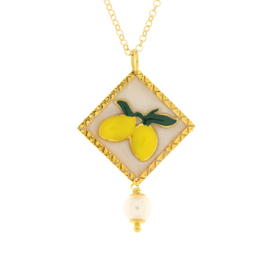 Caretta Caretta Collana Maiolica Limoni