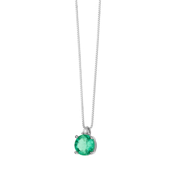 Comete Girocollo Storia Di Luce Diamanti Smeraldo Ct 0,39 (4657485971537)