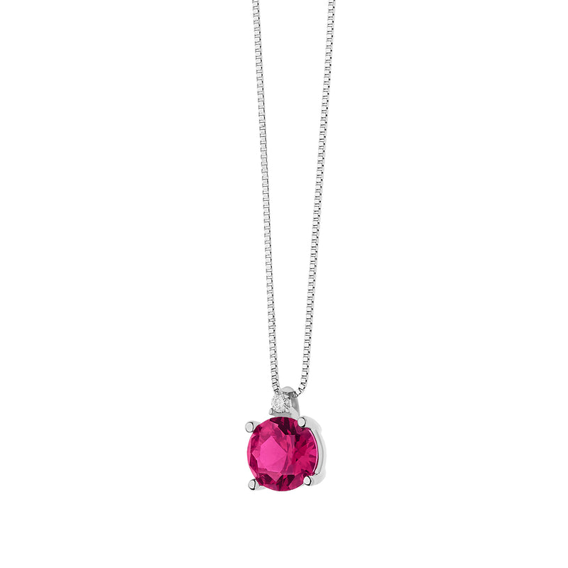 Comete Girocollo Storia Di Luce Diamanti Rubino Ct 0,56 (4657486135377)