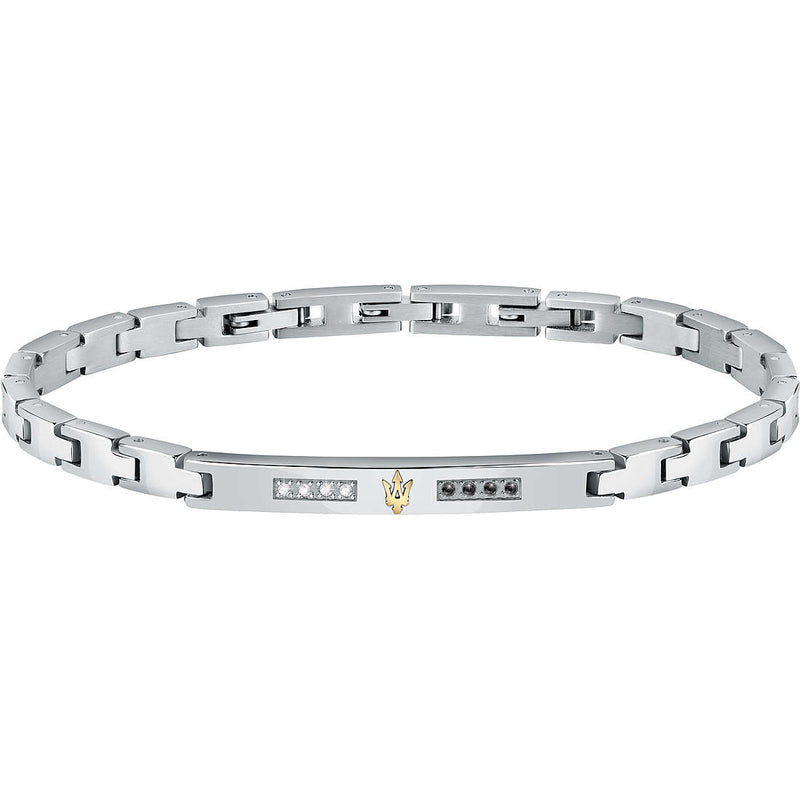 Maserati Bracciale Acciaio Diamanti