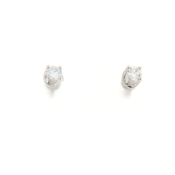 Orecchini Cambria Punto Luce Tulipano Oro Bianco Diamanti Ct 0.60