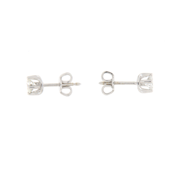 Orecchini Cambria Punto Luce Tulipano Oro Bianco Diamanti Ct 0.60