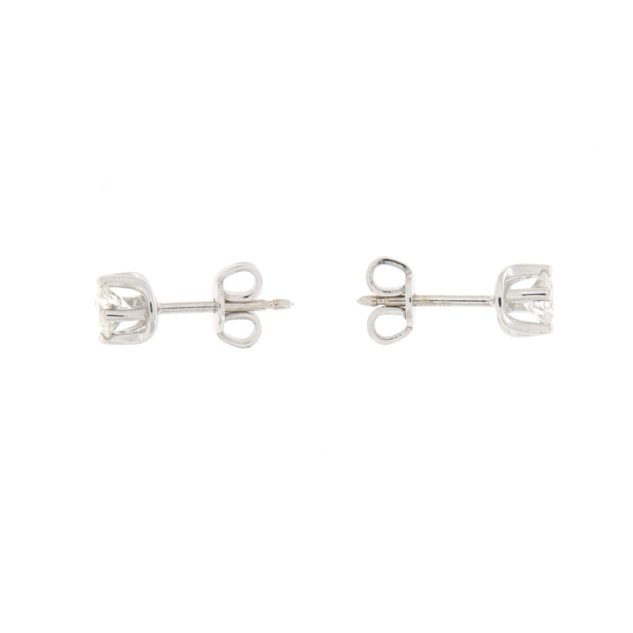 Orecchini Cambria Punto Luce Tulipano Oro Bianco Diamanti Ct 0.60