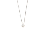 Girocollo Cambria Punto Luce Piramidale Oro Bianco Diamante