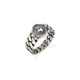 Anello Catena Sacro Cuore Amen