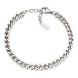 Bracciale Catena Grumetta in Acciaio