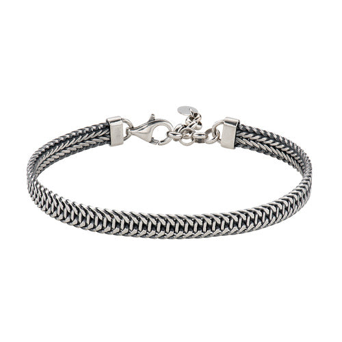 Bracciale Catena Piatta Brunito