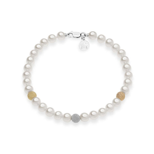 Comete Gioielli Bracciale Fili Fantasia Perle MM 5/5,5