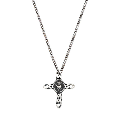 Collana Croce Sacro Cuore