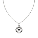 Collana Rosa dei Venti in Acciaio e Smalto
