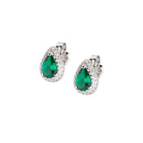Orecchini "Goccia d'Amore" in Argento con Zirconi